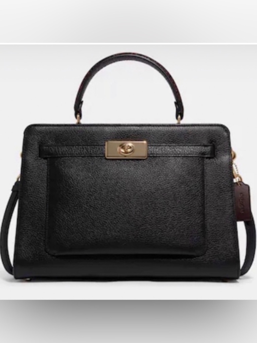 Authentic Coach Lane Carryall Top Handle Bag